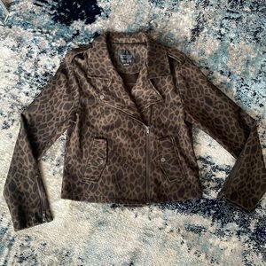 Sanctuary Motorcycle Suede Jacket.